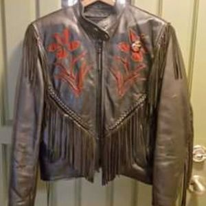 Woman's Leather Riding Jacket